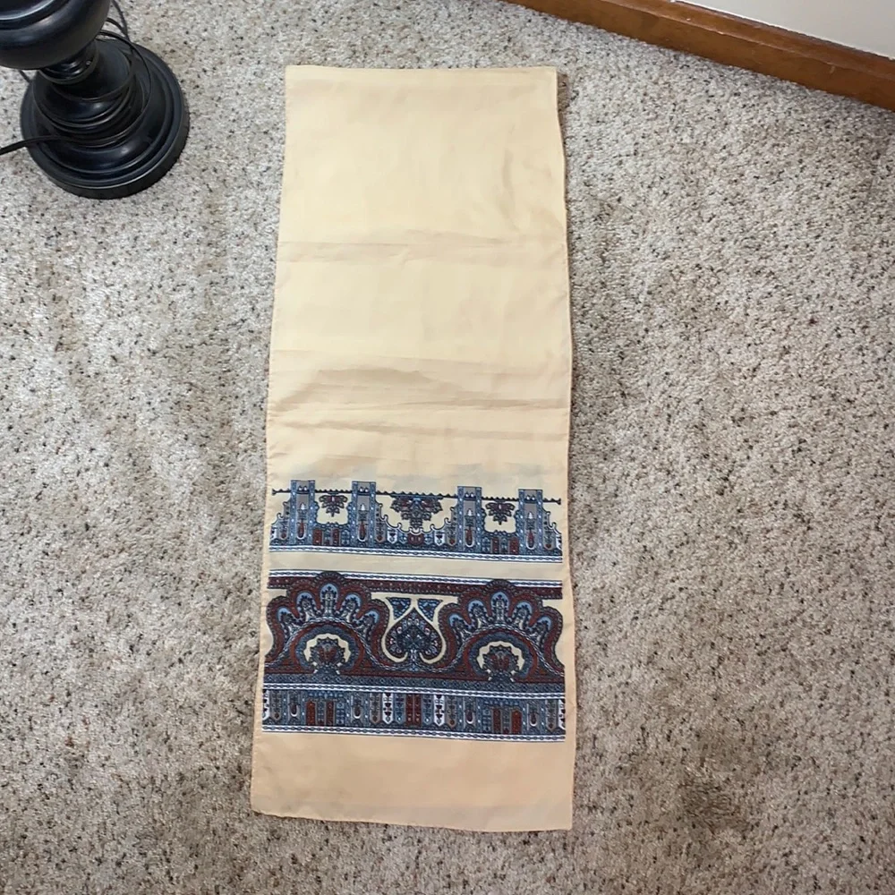 Vintage Lightweight Printed Scarf- OS
